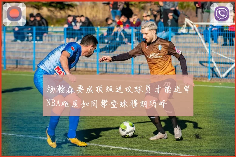 杨瀚森要成顶级进攻球员才能进军NBA难度如同攀登珠穆朗玛峰